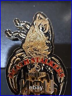 Usn Isa Death Stalkers Huge 4.25 Challenge Coin Awesome