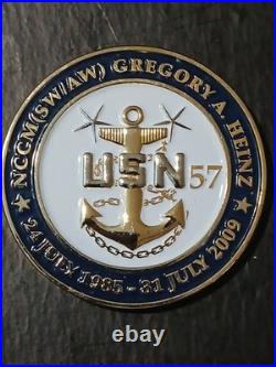Usn Navy Challenge Coin Gregory A. Heinze 24 July-31 July 2009 Career Counselor