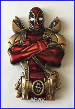 Usn Navy Cpo Chief Mess Deadpool Challenge Coin Superhero Marvel Comics Non Nypd