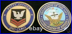 Usn Navy Petty Officer 2nd Class Patch Challenge Coin Usn Navy Petty Officer 2nd Class Patch Challenge Coin