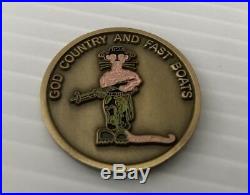 Usn Navy Special Boat Team Sbt-12 Seal Support Challenge Coin God Country No Cpo