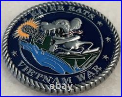 Usn United States Navy River Rats Mobile Riverine Force Challenge Coin Vietnam