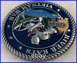 Usn United States Navy River Rats Mobile Riverine Force Challenge Coin Vietnam