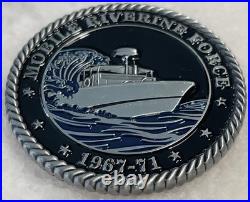 Usn United States Navy River Rats Mobile Riverine Force Challenge Coin Vietnam