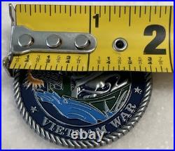 Usn United States Navy River Rats Mobile Riverine Force Challenge Coin Vietnam