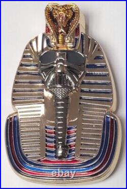 Usn Us Navy Chief's Mess Egypt Pyramids Pharo Sphynx Egypt Challenge Coin