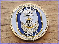 Uss Chief MCM 14 Cpo Challenge Coin Cpo 30th Anniversary Cpo Minesweeper