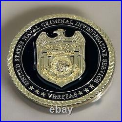 VERY RARE NCIS Economic Crimes Field Office US Navy Challenge Coin 2