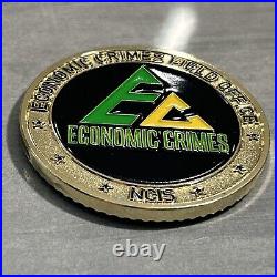 VERY RARE NCIS Economic Crimes Field Office US Navy Challenge Coin 2