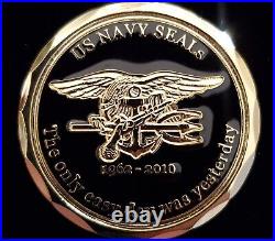 VERY RARE Navy SEALS Jaeger LeCoultre Naval Special Warfare Challenge Coin 1/ 30