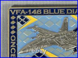 VFA-146 Blue Diamonds Challenge Coin Navy Chief Goat Metal Bottle Opener Card VFA-146 Blue Diamonds Challenge Coin Navy Chief Goat Metal Bottle Opener Card