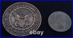 VINTAGE Navy 4 Star Admiral Chief of Naval Operations Johnson CNO Challenge Coin