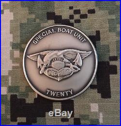 Very RARE Navy Seal SWCC Special Boat Unit 20 Coin Naval Special Warfare NSW