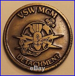 Very Shallow Water Mine Countermeasures DET EOD Navy Challenge Coin / RECON SEAL