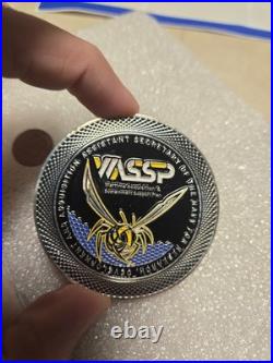 WASSP Secretary or fhte Navy For Research Challenge Coin Rare! HAS SOME WEAR