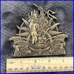 Way cool Large Navy USN Challenge Coin 2016 Guam Navy Ball 241 years