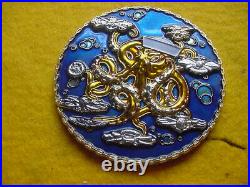 XXL US Navy ship octopus challenge coin operational support center Chicago token