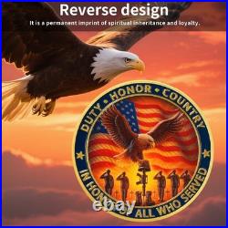 YGLLSSY 100 Pack Veterans Challenge Coins Thank You for Your Service & in