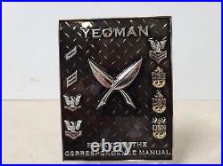 Yeoman Forged By the Correspondence USN Manual Challenge Coin